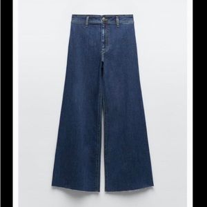 Zara marine straight denim jean
